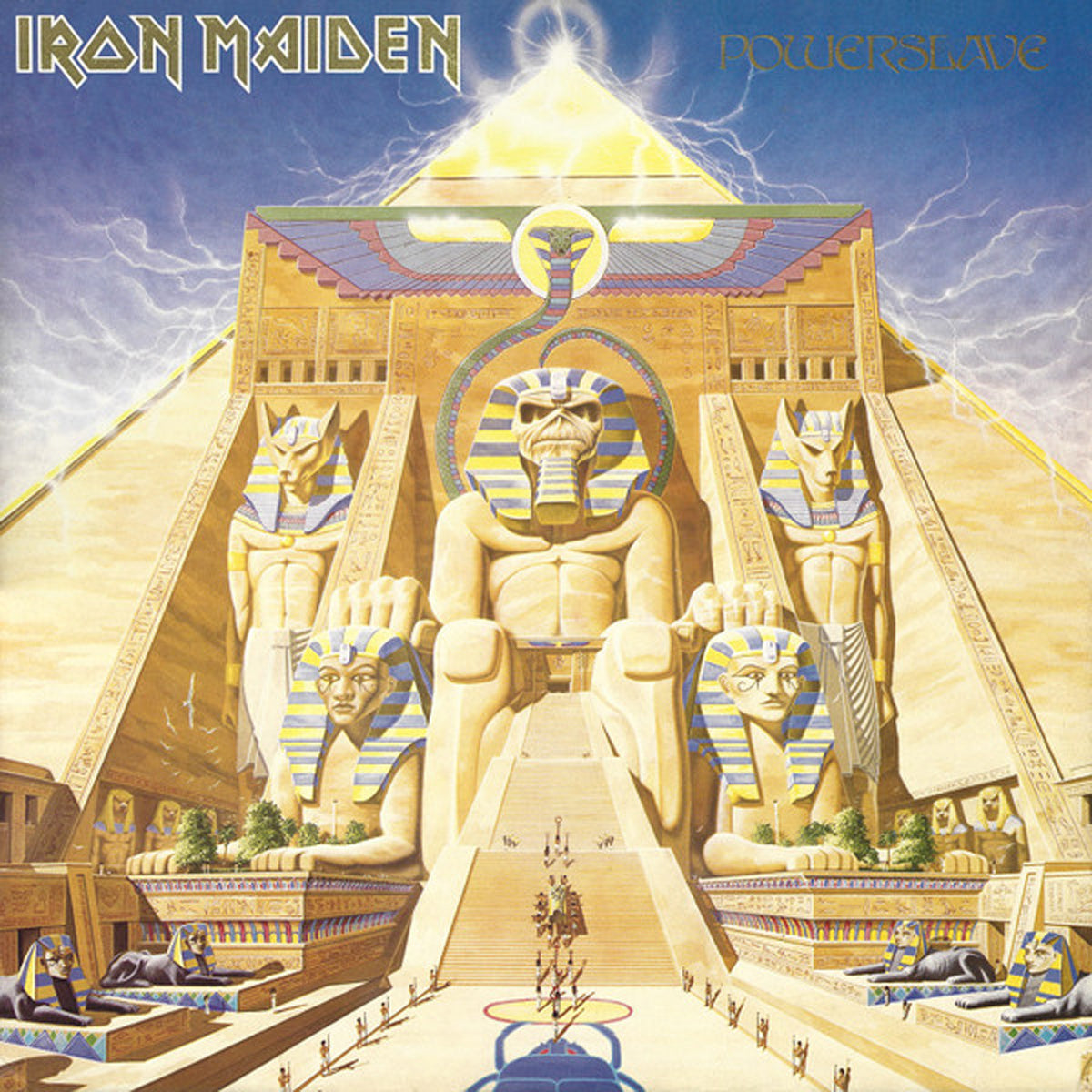 IRON MAIDEN Powerslave LP - SIGNED