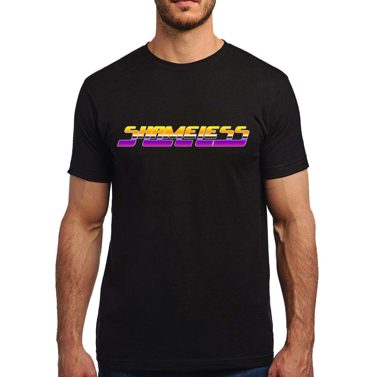 Shameless Logo Black T