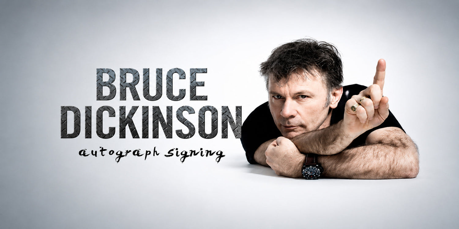 Bruce Dickinson Signing