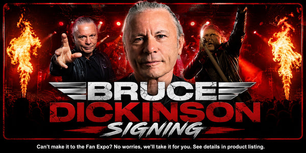 Bruce Dickinson Signing