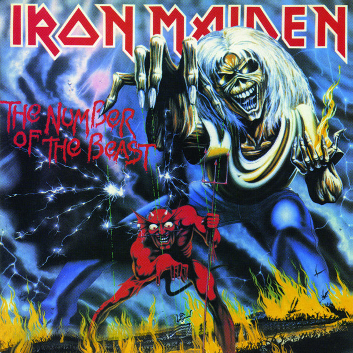IRON MAIDEN Number Of the Beast LP - SIGNED