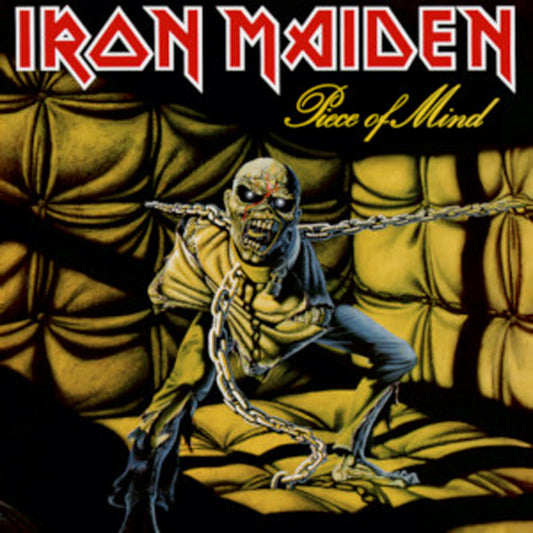 IRON MAIDEN Piece Of Mind LP - SIGNED