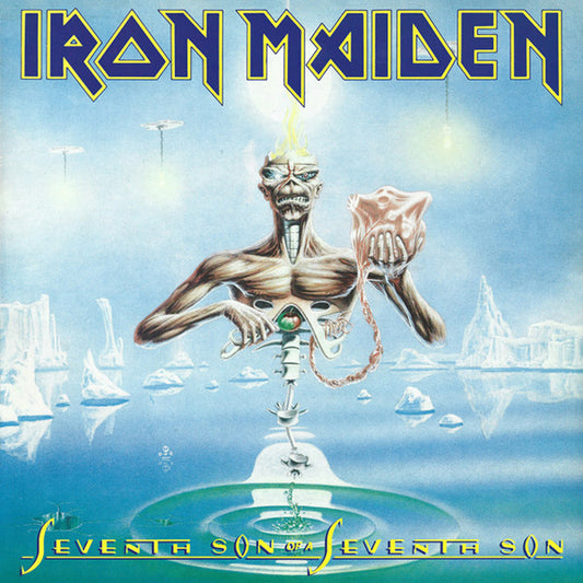 IRON MAIDEN Seventh Son of A Seventh Son LP - SIGNED