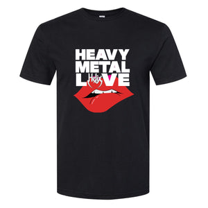 Heavy Metal Love Mens Black T