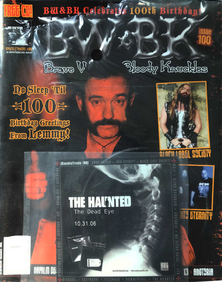 BW&BK Issue 100 (Motorhead) w/ FREE CD !