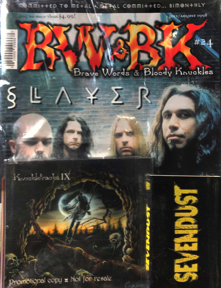 BW&BK Issue 24 (Slayer) w/ FREE CD !
