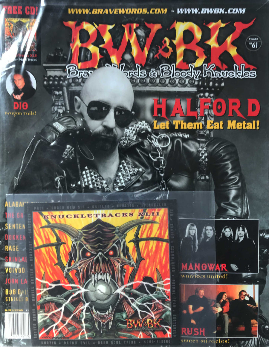 BW&BK Issue 61 (Rob Halford) w/ FREE CD !