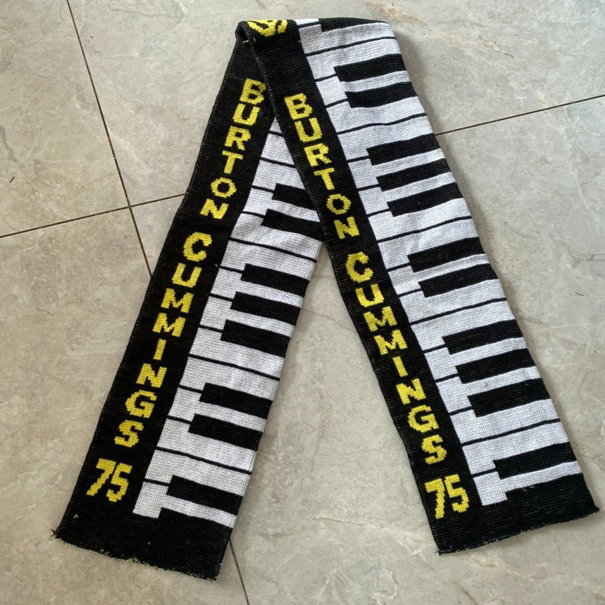 BURTON CUMMINGS - The "Famous" Piano Scarf