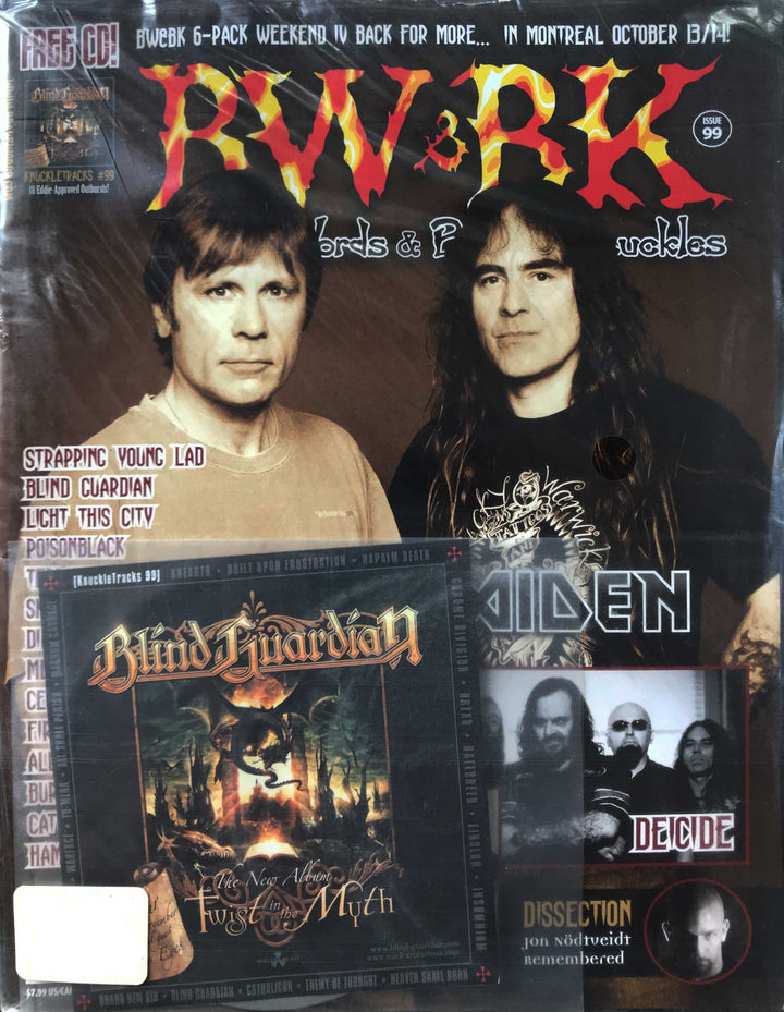 BW&BK Issue 99 (Iron Maiden) w/ FREE CD !