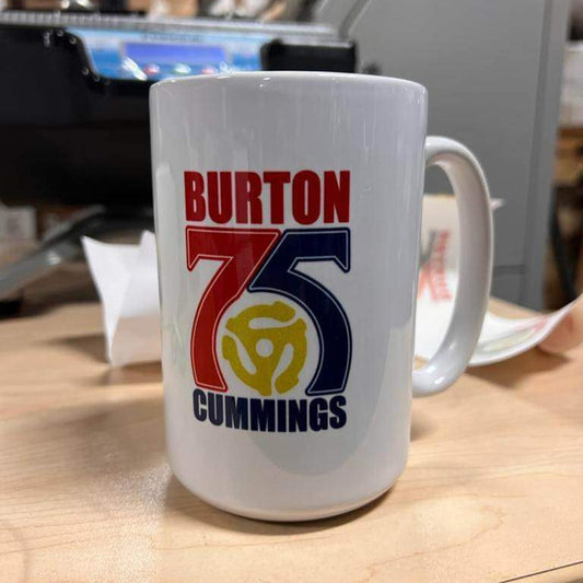 BURTON CUMMINGS - 75th coffee mug