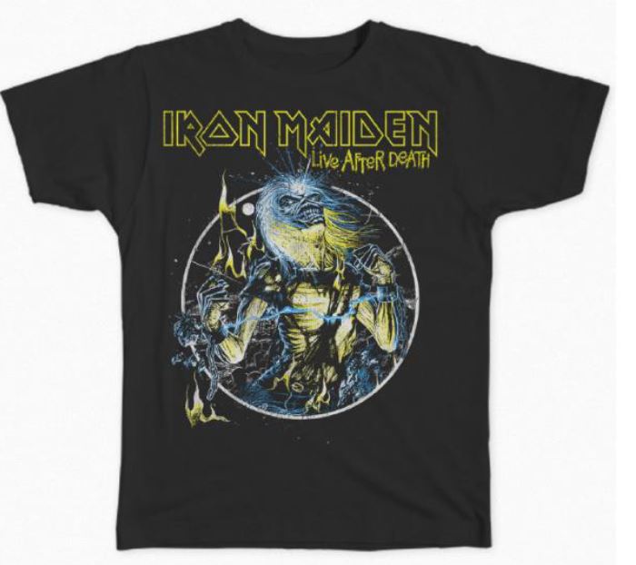 IRON MAIDEN Live After Death T