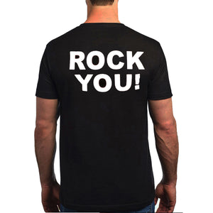 Chrome Logo Rock You T