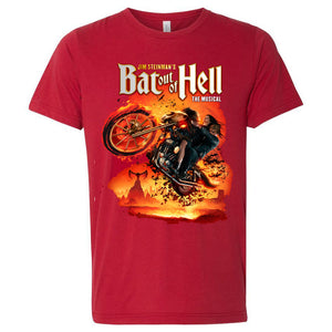 Bat Out Of Hell Songback Red  T