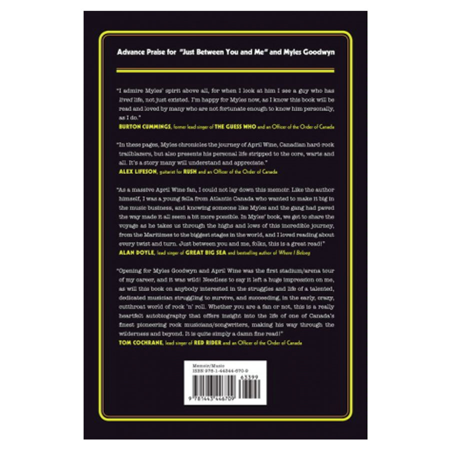 Just Between You And Me BOOK