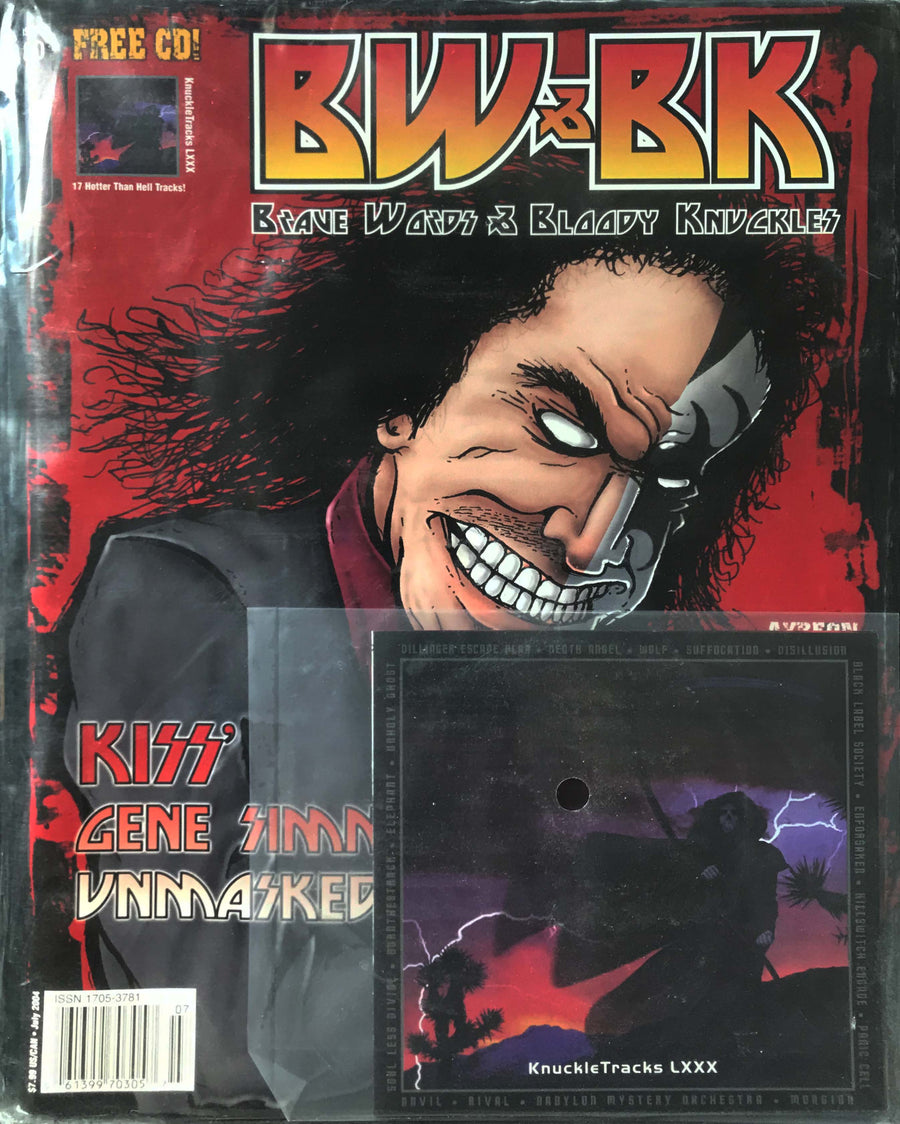 BW&BK Issue 80 (Gene Simmons) w/ FREE CD !